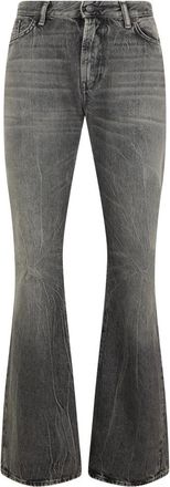 Acne Studios 2025F Gothik Flared Jeans - Jeans - Mujer - Gris - S