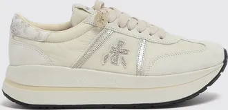Premiata Sneakers Bethcoin in pelle scamosciata e mesh con design color-block e suola platform