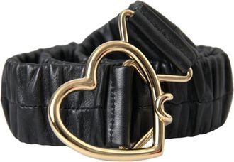 Dolce & Gabbana Devotion Riem - Dames - Riemen - Zwart - ONE Size - Leer - Accessoires