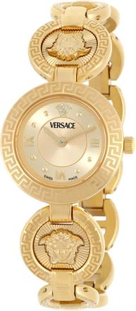Versace Greca Jewel Quartz Gold Dial Ladies Watch VEWCA0524