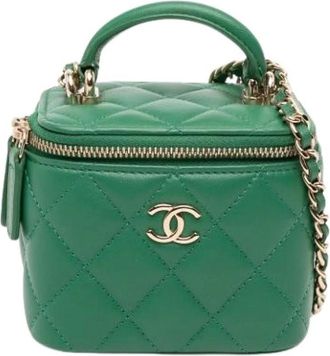 Chanel Borsa Mini Satchel Pre-owned - - Pre-owned - Donna - Verde - ONE SIZE