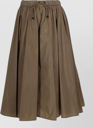 Max Mara silk blend midi skirt