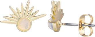 Adornia Adornia 14K Plated Opal Sunrise Earrings