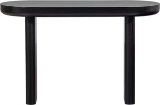 Woood Escritorio 1 cajón de madera L120cm - Negro