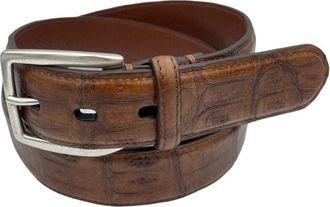 Paolo Vitale Accessoires - unisex - Riemen - Bruin - 100 CM - Leer - Accessoires