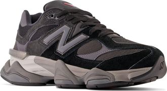 New Balance Gender Inclusive 9060 Sneaker in Black/Castlerock at Nordstrom, Size 10.5 Womens