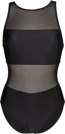 Arena Mesh Panels Swimsuit Vent Back Badeanzug f&uuml;r Damen | schwarz