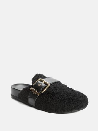 Guess Sumly Faux-Shearling Clogs