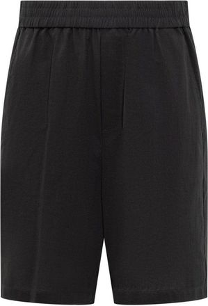 Ami Relaxed Bermuda Shorts With Elastic Waistband