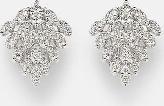 Anita Ko Nowflake 18kt white gold (750/1000) earrings with diamonds