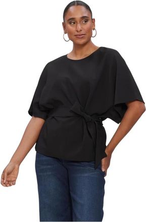 Mos Mosh Mos Mosh Dames Blouse Mmrikala Miley Blouse Zwart - Maat M - Dames - Blouses - Zwart - S - Leer - Overhemden