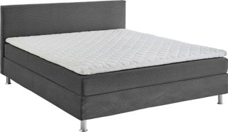 Atlantic Home Collection Boxbett »Edison« inkl. Bonnellfederkern-Matratze und Topper