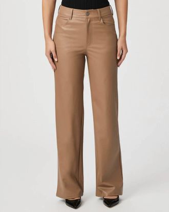 Paige Sasha Pant In Burnt Sugar