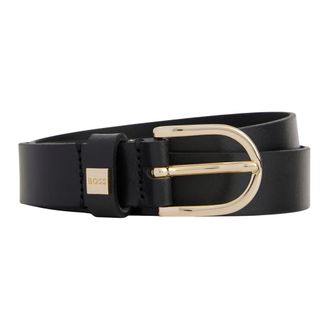 HUGO BOSS Scarlet B Riem - Dames - Accessoires - Zwart - Maat: 95 CM Leer