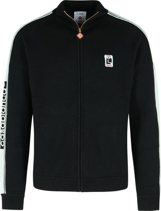 Casablanca Black Merino Wool Sweatshirt