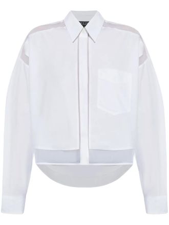 Rag & Bone panelled shirt - White
