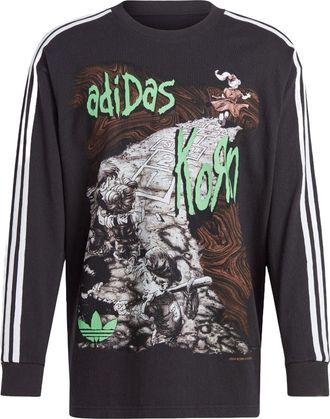 adidas x KoRn Long Sleeve T-shirt Asia Sizing Black IW7523