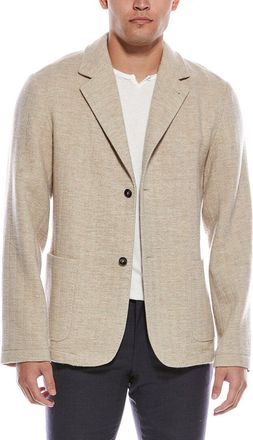 Officine Générale Officine Generale Adrien Herringbone Wool Coat