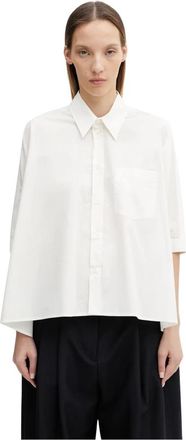Maison Margiela Shirts - Dames - Overhemden - Wit - S - Overhemden