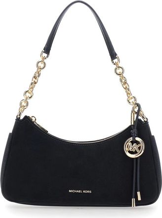 Michael Kors Nolita Medium Chain Pouchette - Dames - Schoudertassen - Blauw - ONE Size - Tassen