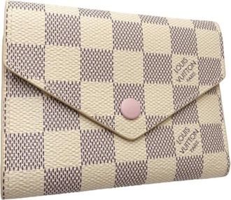 Louis Vuitton Pre-owned Wallets, female, Beige, Size: ONE SIZE Pre-owned Fabric Wallet