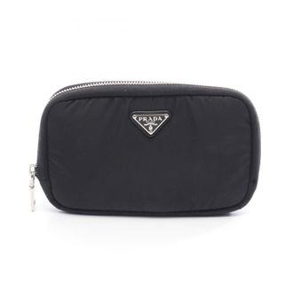 Prada Black Nylon Long Wallet (Bi-Fold) (Pre-Owned)
