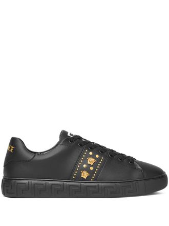VERSACE グレカ ポルティコ ダービー スニーカー ブラック VERSACE グレカ ポルティコ ダービー スニーカー ブラック
