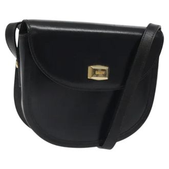 Bally Tweedehands leren schoudertassen - Dames - Pre-owned - Zwart - Maat: ONE Size Leer