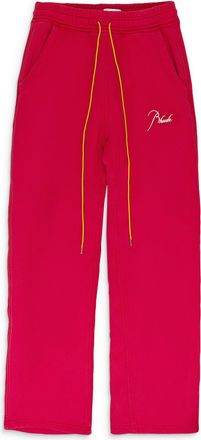 Rhude RED HEAVYWEIGHT SWEATPANTS