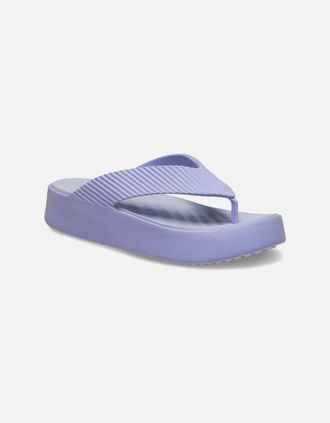 Crocs Womens Getaway Platform Flip Womens Toe Post Sandals - Blue - Size: 8