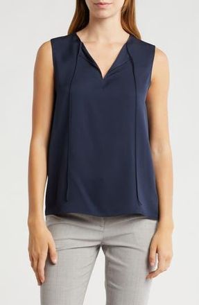 Theory Modern Sleeveless Silk Top in Nctrn Way at Nordstrom Rack, Size Petite