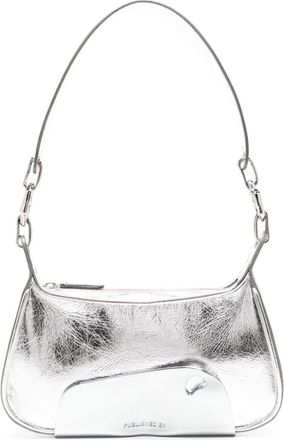 Published By Rubys Club metallic shoulder bag - women - Leather - One Size - Silver