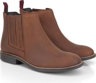 Silver Street London Faith Premium Leather Womens Boots Comfortable Lightweight Chelsea Boots, Brown, UK 8