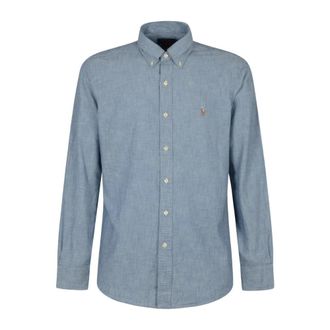 Polo Ralph Lauren Klassieke Sportoverhemd Collectie - Heren - Casual Overhemden - Blauw - S - Katoen - Overhemden