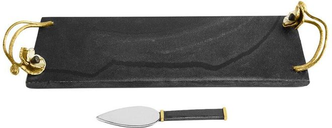 Anemone Small Cheese Board With Spread Knife