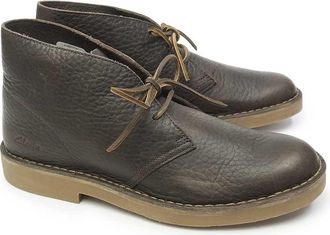 Clarks Mens Desert Boot Evo Dark Brown Leather U26CL07 26183363, Dark Brown Lea, 9.5 UK