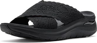 Skechers Arch Fit 2.0 Sandal - Still The One Womens Sandals Black/Black : 10 B - Medium, Textile