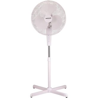 Brentwood Brentwood F-165MW 16 in. Oscillating Stand Fan, White