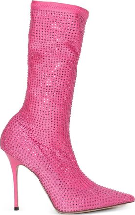Gedebe crystal-embellished boots - Roze