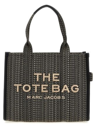Marc Jacobs Womens The Monogram Jacquard Large Tote Shopping Bag