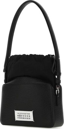 Maison Margiela Womens 5ac Bucket Bag Black Bovine Leather Cotton
