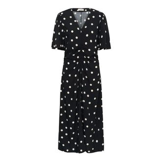 Soaked In Luxury Vestido Arjana con fruncido - Dresses - Mujer - Negro - S