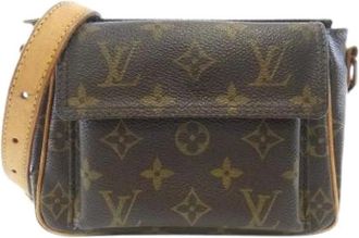 Louis Vuitton Pre-owned Cross Body Bags, female, Brown, Size: ONE SIZE Pre-owned Vivacite PM Shoulder Bag