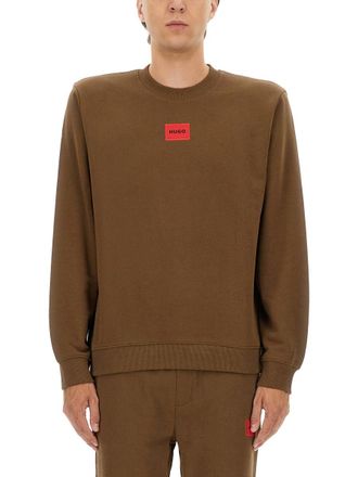HUGO BOSS Hugo Regular Fit Sweatshirt With Logo Label