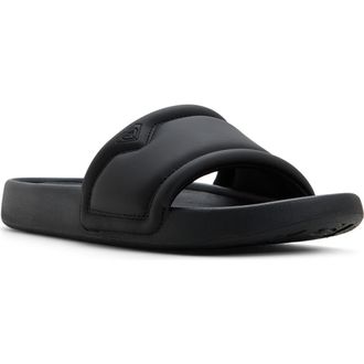 Roxy Beach Slide Sandal in Black at Nordstrom, Size 10