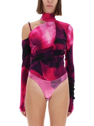 Versace Jeans Couture One-Shoulder-Body-Top