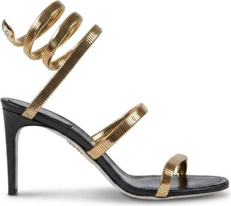 Rene Caovilla Schoenen, Dames, Geel, 38 EU, Leer, Juniper Sandaal