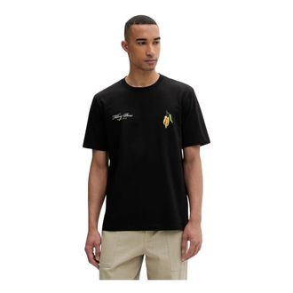 Filling Pieces Tops, Heren, Zwart, L, Katoen, Pepper T-Shirt