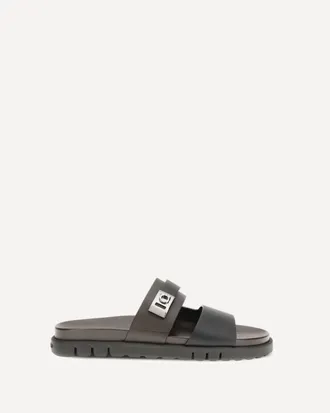 Ferragamo Sandali a doppia fascia in pelle Man 5