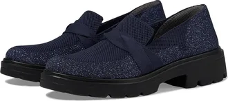 Bzees Muse Bow Womens Flat Shoes Navy : 8.5 W, Synthetic